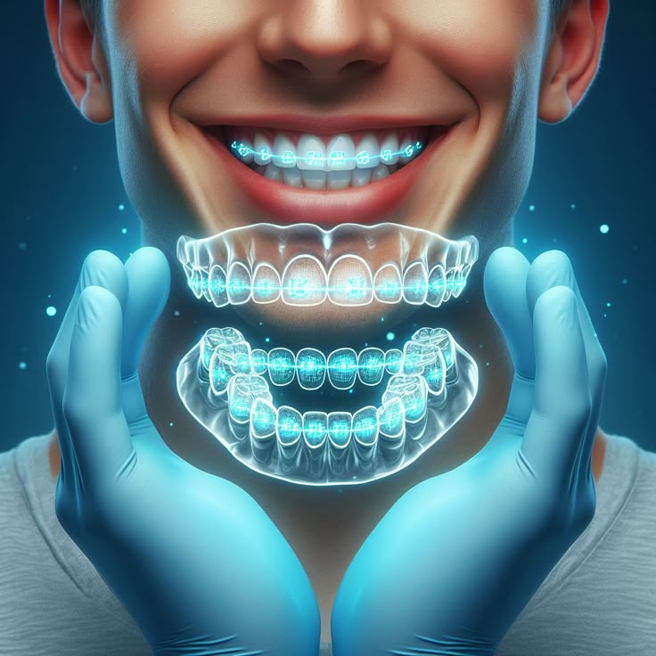 Advanced dental implant treatment with professional dentist